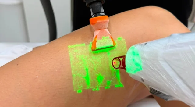 Procedimento a laser minimamente invasivo